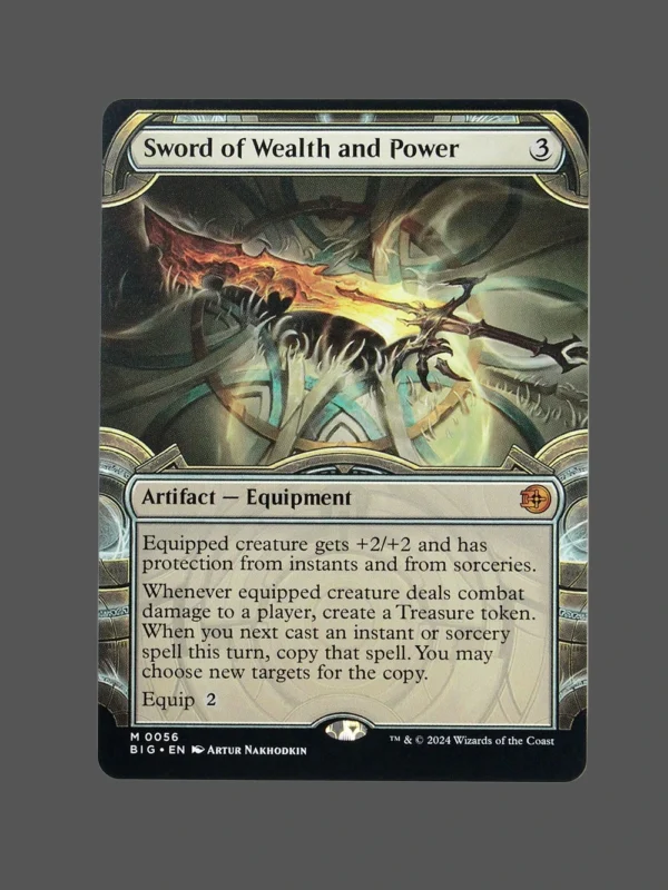 Sword of Wealth and Power Holo MTG Proxy | Masters 25