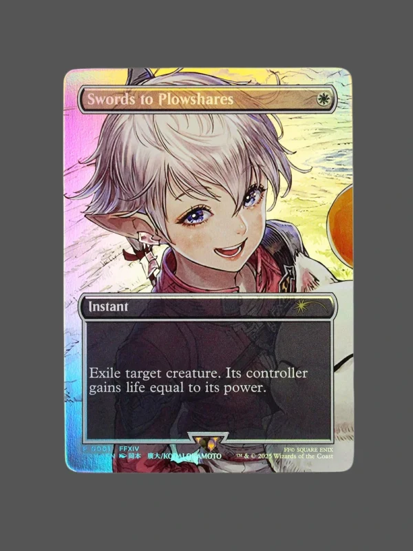 Swords to Plowshares Foil MTG Proxy | FFXIV