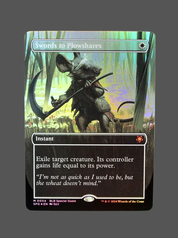 Swords to Plowshares Foil MTG Proxy | Streets of New Capenna