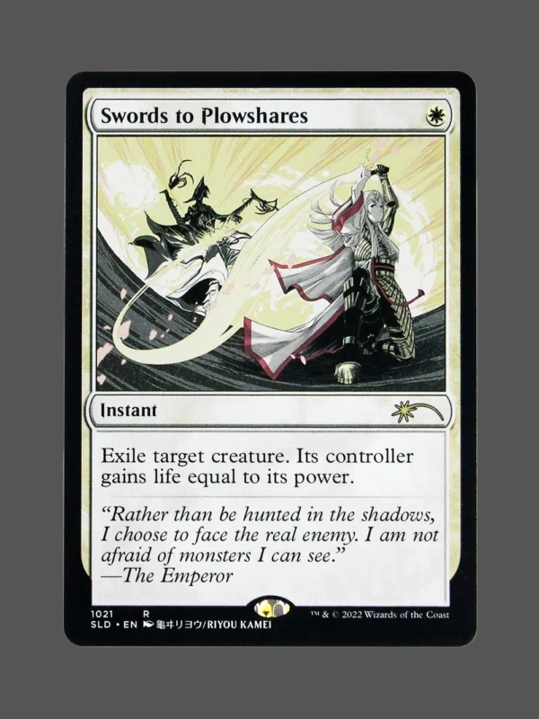 Swords to Plowshares Holo MTG Proxy | Streets of New Capenna