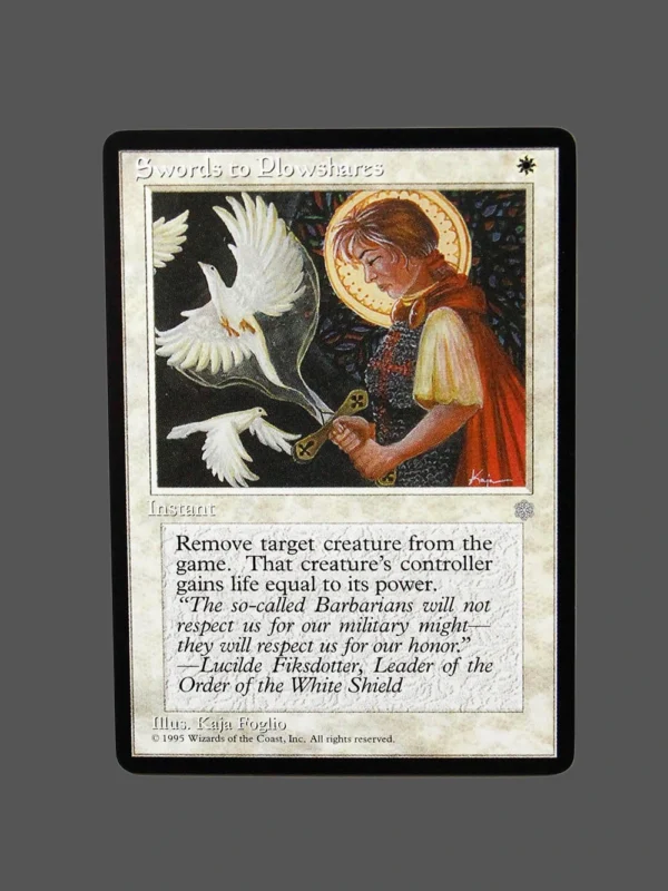Swords to Plowshares Regular MTG Proxy | Ice Age