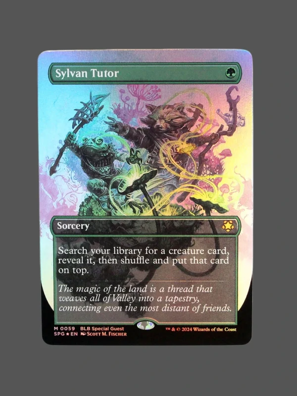 Sylvan Tutor Foil MTG Proxy | Secret Lair Drop