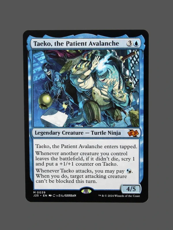 Taeko, the Patient Avalanche Holo MTG Proxy | Jumpstart 2025