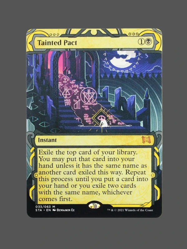Tainted Pact Holo MTG Proxy | Streets of New Capenna