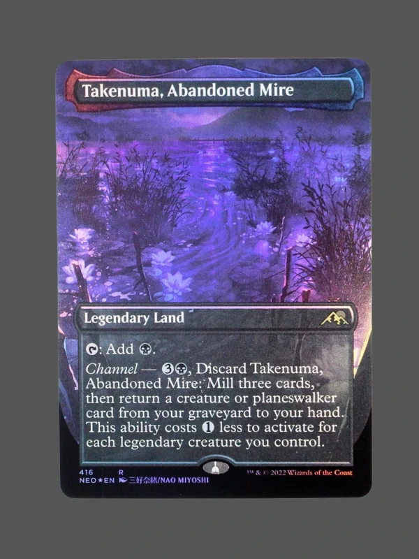 Takenuma, Abandoned Mire Foil MTG Proxy | Neon Dynasty