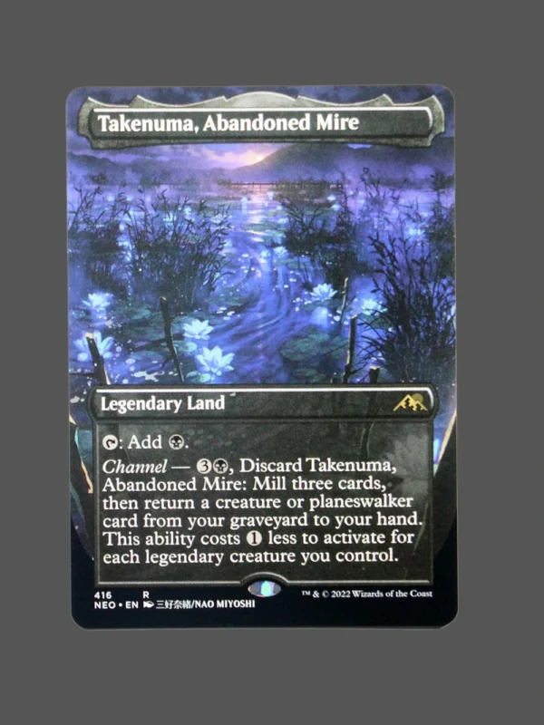 Takenuma, Abandoned Mire Holo MTG Proxy | Neon Dynasty