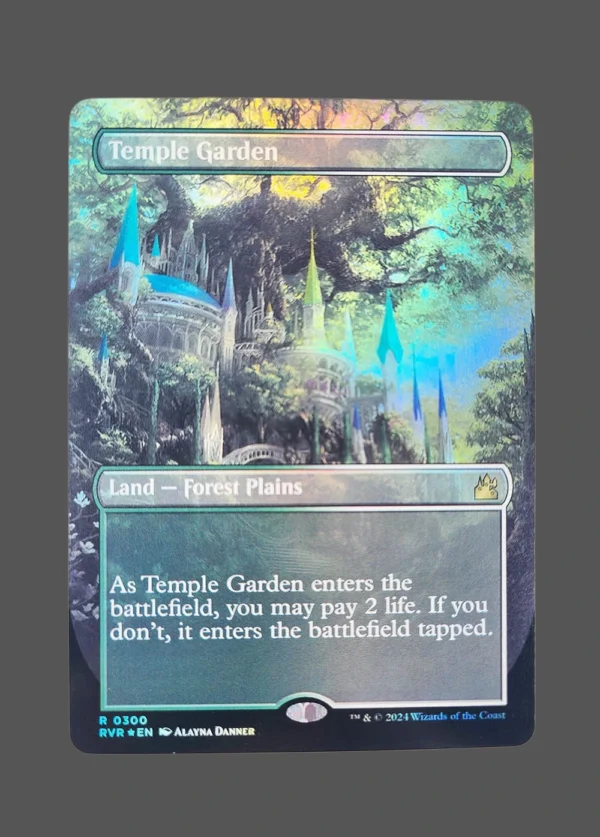 Temple Garden Foil MTG Proxy | Ravnica Remastered