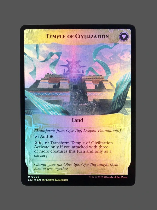 Temple of Civilization Foil MTG Proxy | Lost Caverns of Ixalan