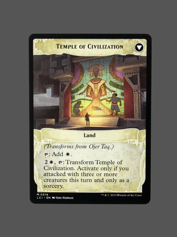 Temple of Civilization Holo MTG Proxy | Lost Caverns of Ixalan
