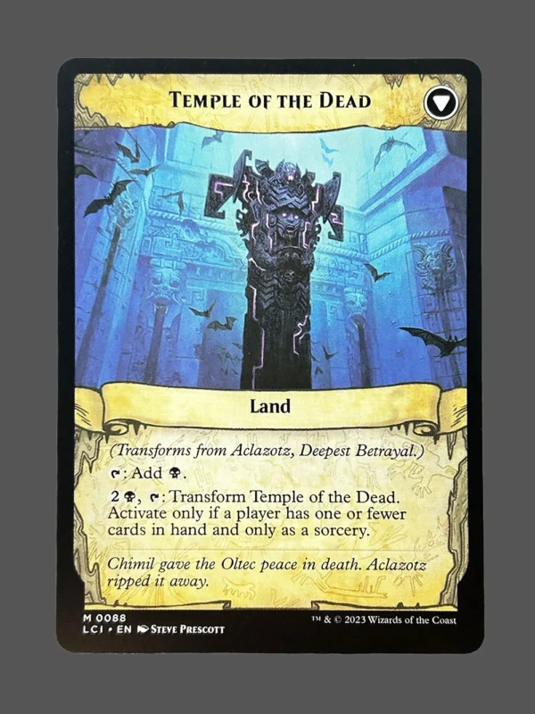 Temple of the Dead Holo MTG Proxy | Lost Caverns of Ixalan