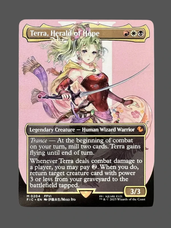 Terra, Herald of Hope Holo MTG Proxy | Final Fantasy Masters