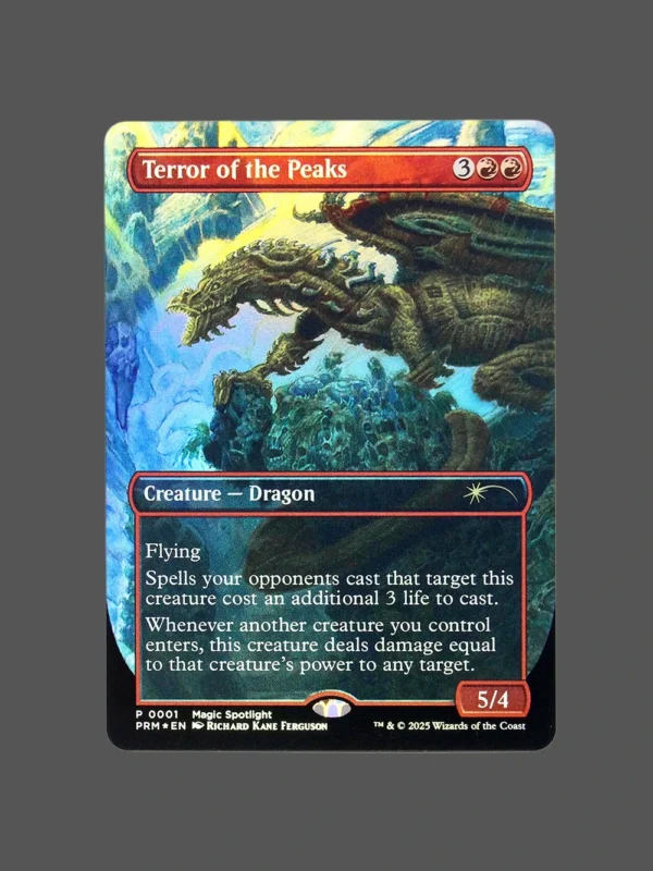 Terror of the Peaks Foil MTG Proxy | Magic Spotlight