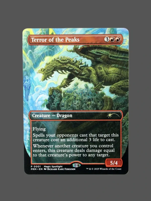 Terror of the Peaks Holo MTG Proxy | Magic Spotlight