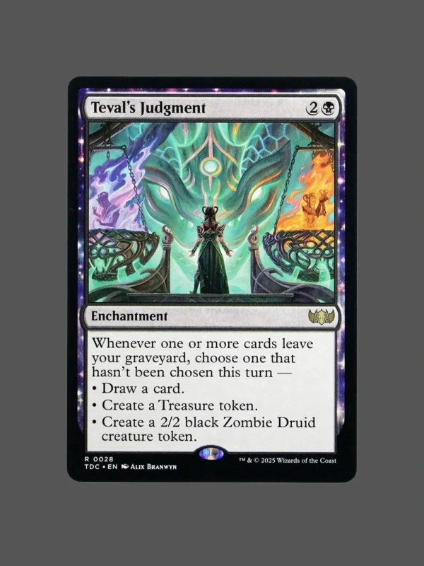 Teval's Judgment Holo MTG Proxy | The Lost Caverns of Ixalan