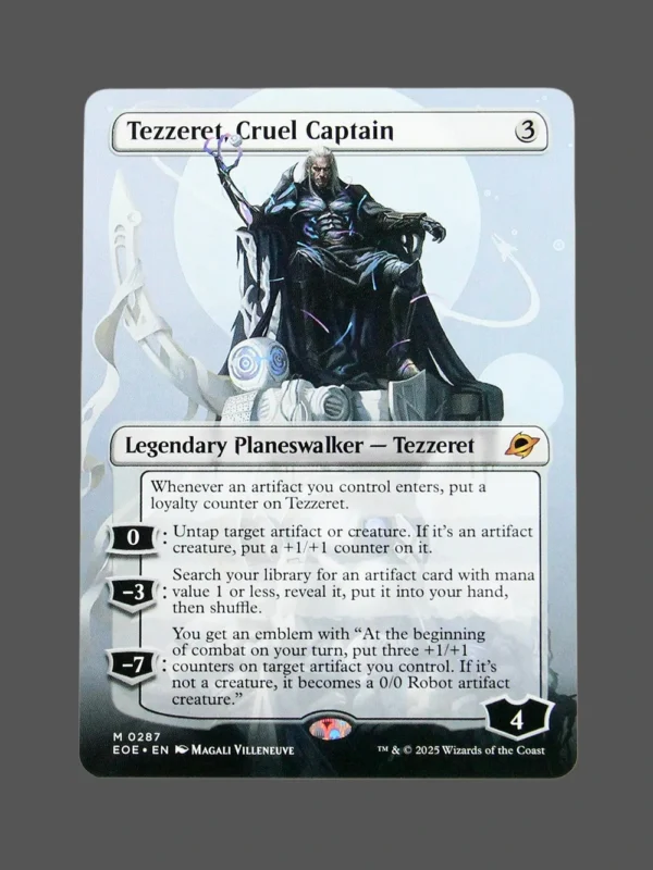 Tezzeret, Cruel Captain Holo MTG Proxy | March of the Machine
