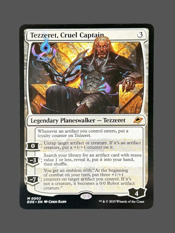 Tezzeret, Cruel Captain Holo MTG Proxy | The Brothers' War