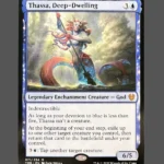 Thassa, Deep-Dwelling Holo MTG Proxy | Theros Beyond Death