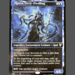 Thassa, Deep-Dwelling Holo MTG Proxy | Theros Beyond Death