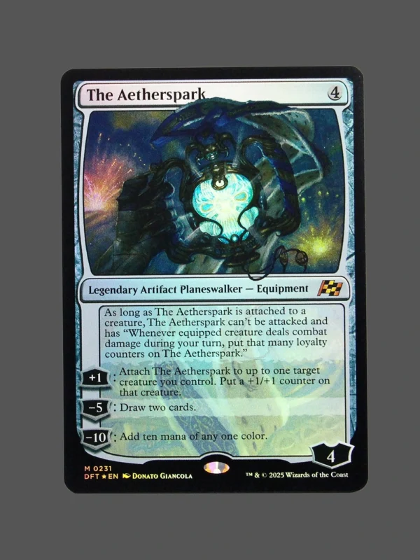 The Aetherspark Foil MTG Proxy | Dominaria United