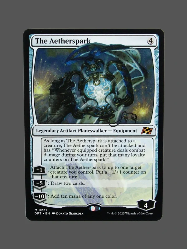 The Aetherspark Holo MTG Proxy | Dominaria United