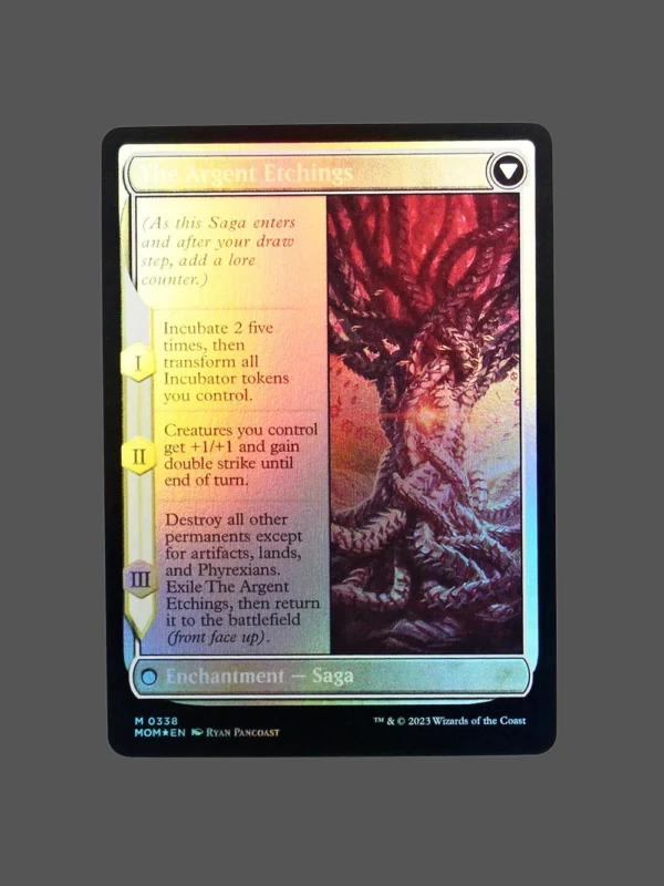 The Argent Etchings Foil MTG Proxy | March of the Machine