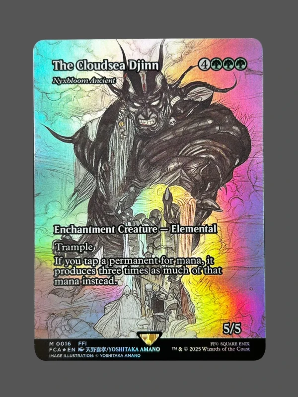The Cloudsea Djinn Foil MTG Proxy | Nyxbloom Ancient