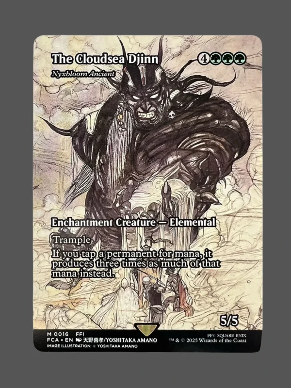 The Cloudsea Djinn Holo MTG Proxy | Nyxbloom Ancient