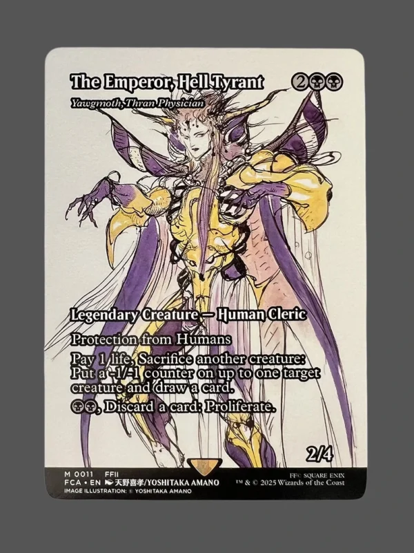 The Emperor, Hell Tyrant Holo MTG Proxy | Fallen Empires
