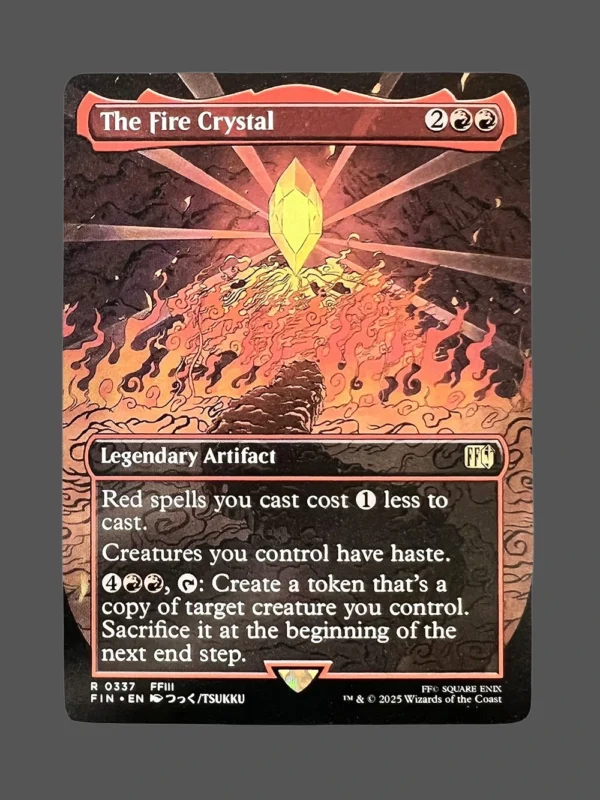 The Fire Crystal Holo MTG Proxy | Final Frontier