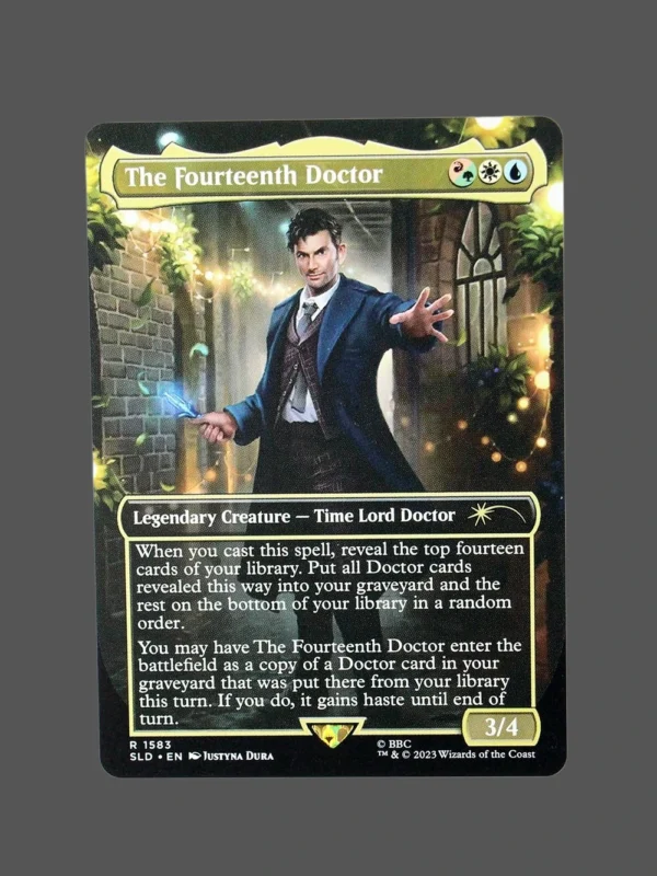 The Fourteenth Doctor Holo MTG Proxy | The Lord of the Rings