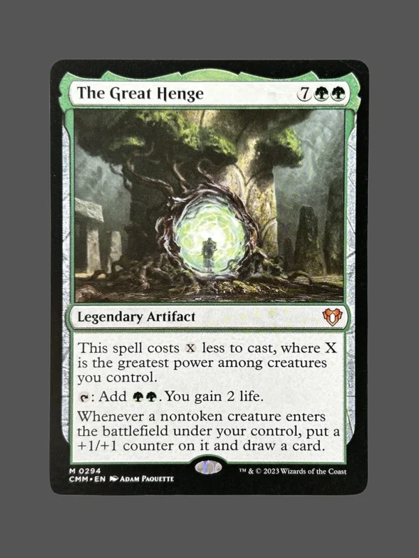 The Great Henge Holo MTG Proxy | Commander Masters