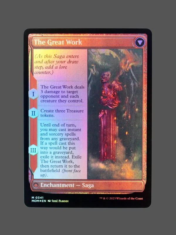 The Great Work Foil MTG Proxy | Moments of Majesty