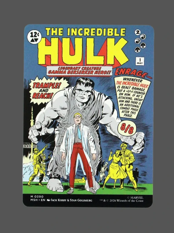 The Incredible Hulk Holo MTG Proxy | Marvel