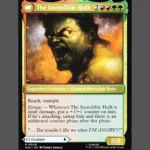 The Incredible Hulk Holo MTG Proxy | Marvel Snap
