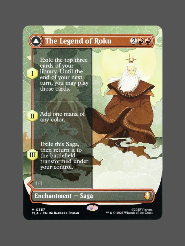 The Legend of Roku Holo MTG Proxy | The Lost Caverns of Ixalan