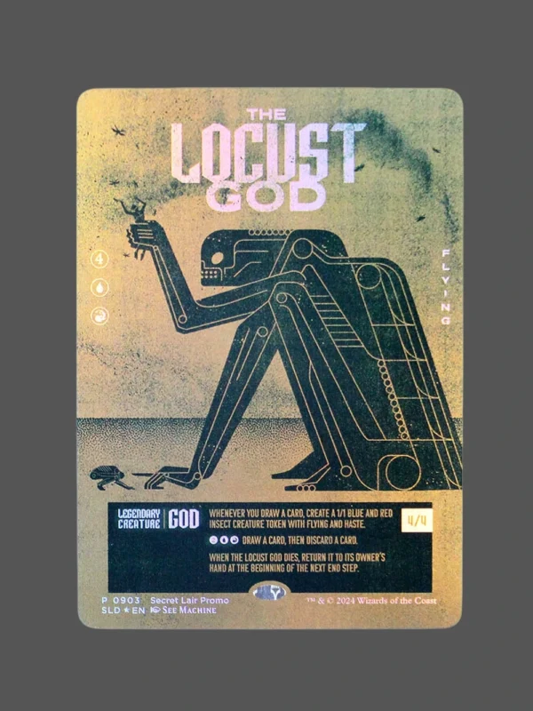The Locust God Foil MTG Proxy | Secret Lair Promo