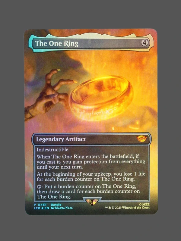 The One Ring Foil MTG Proxy | Lord of the Rings