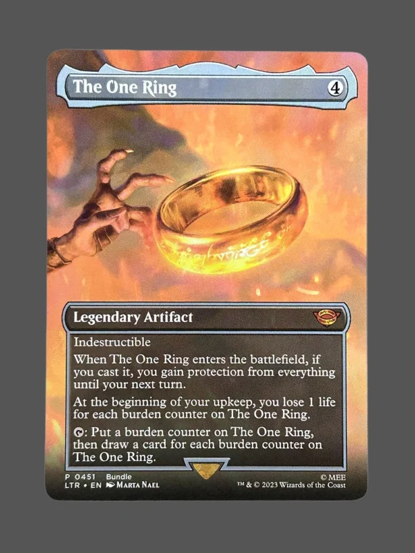 The One Ring Holo MTG Proxy | Lord of the Rings
