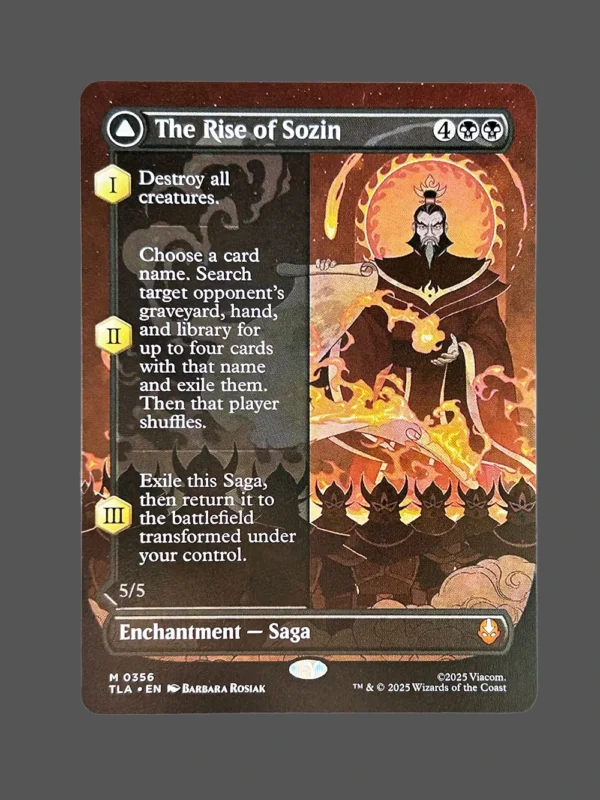 The Rise of Sozin Holo MTG Proxy | The Lost Caverns of Ixalan
