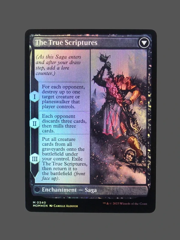 The True Scriptures Foil MTG Proxy | March of the Machine