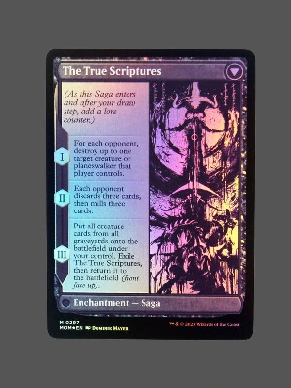 The True Scriptures Foil MTG Proxy | March of the Machine