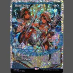 Think Twice Fracture Foil MTG Proxy | The Lost Caverns of Ixalan