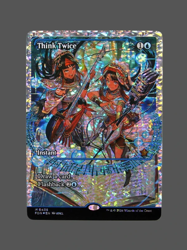 Think Twice Fracture Foil MTG Proxy | The Lost Caverns of Ixalan