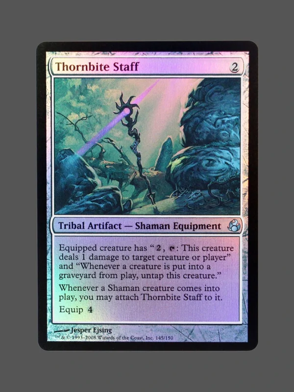 Thornbite Staff Foil MTG Proxy | Shards of Alara