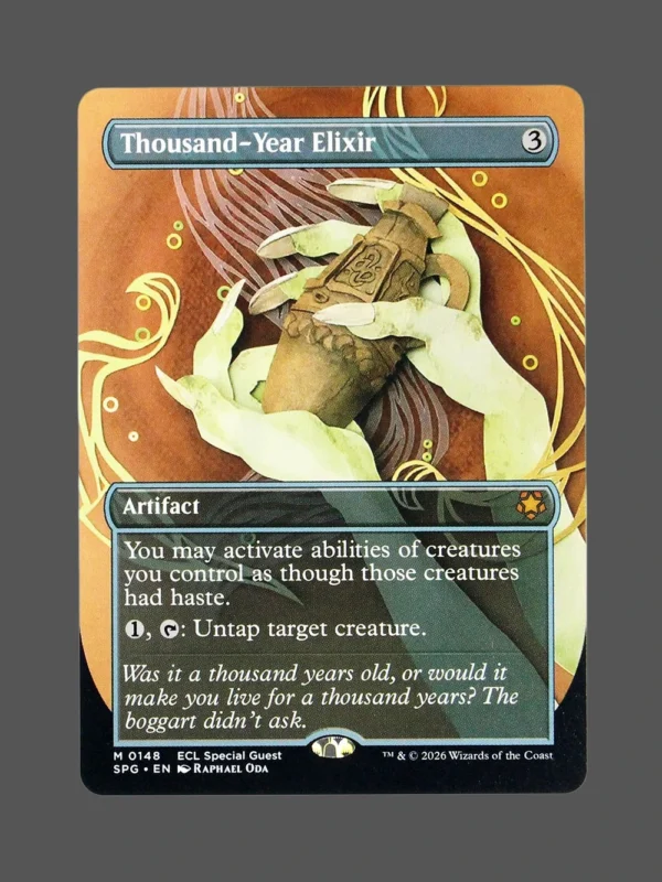 Thousand-Year Elixir Holo MTG Proxy | ECL Special Guest