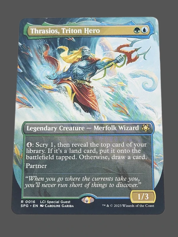 Thrasios, Triton Hero Holo MTG Proxy | SPG