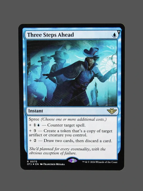 Three Steps Ahead Holo MTG Proxy | Outlaws of Thunder Junction