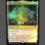 Three Tree City Foil MTG Proxy | Bloomburrow