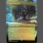 Three Tree City Foil MTG Proxy | Bloomburrow