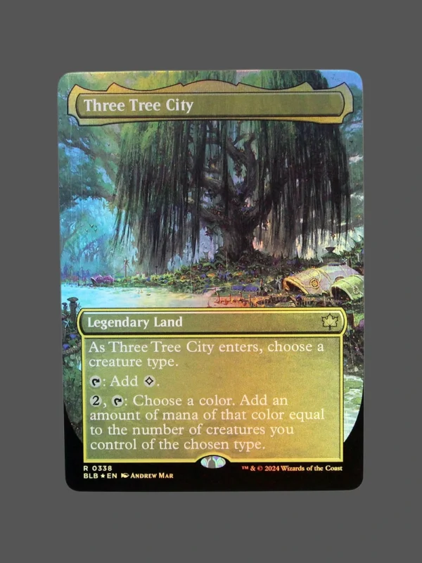 Three Tree City Foil MTG Proxy | Bloomburrow